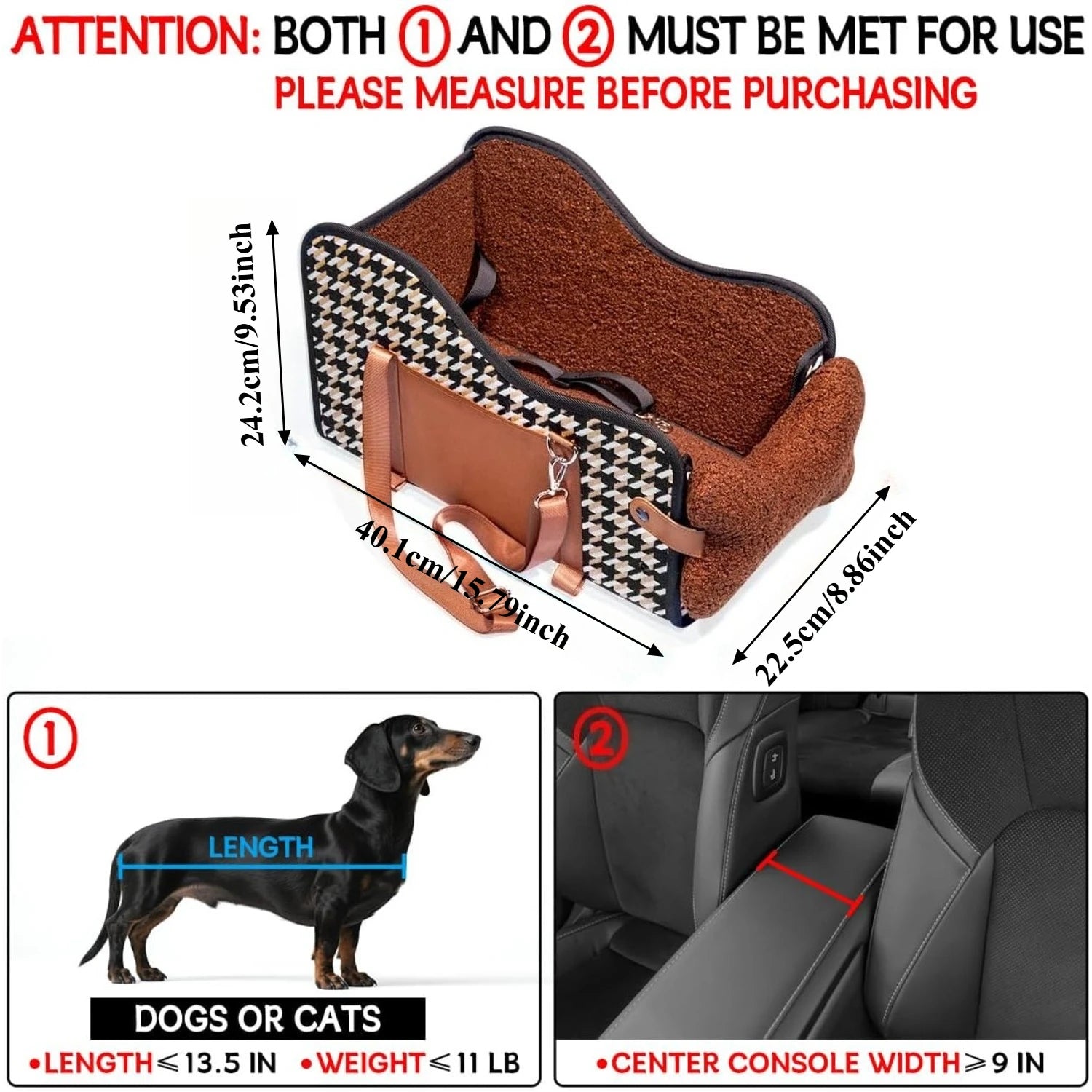 Trundil Dog Booster Seat — Polyester